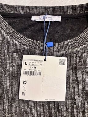 Zara Women’s Short Pocket Knit Dress - Gray